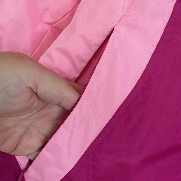 HB Sport Pink ColorBlock Fleece Lined Windbreaker - Picture 4 of 15